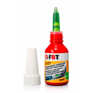 Резьбовой герметик сильной фиксации F121, зеленый, 10мл